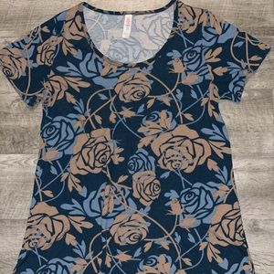 Floral lularoe classic t